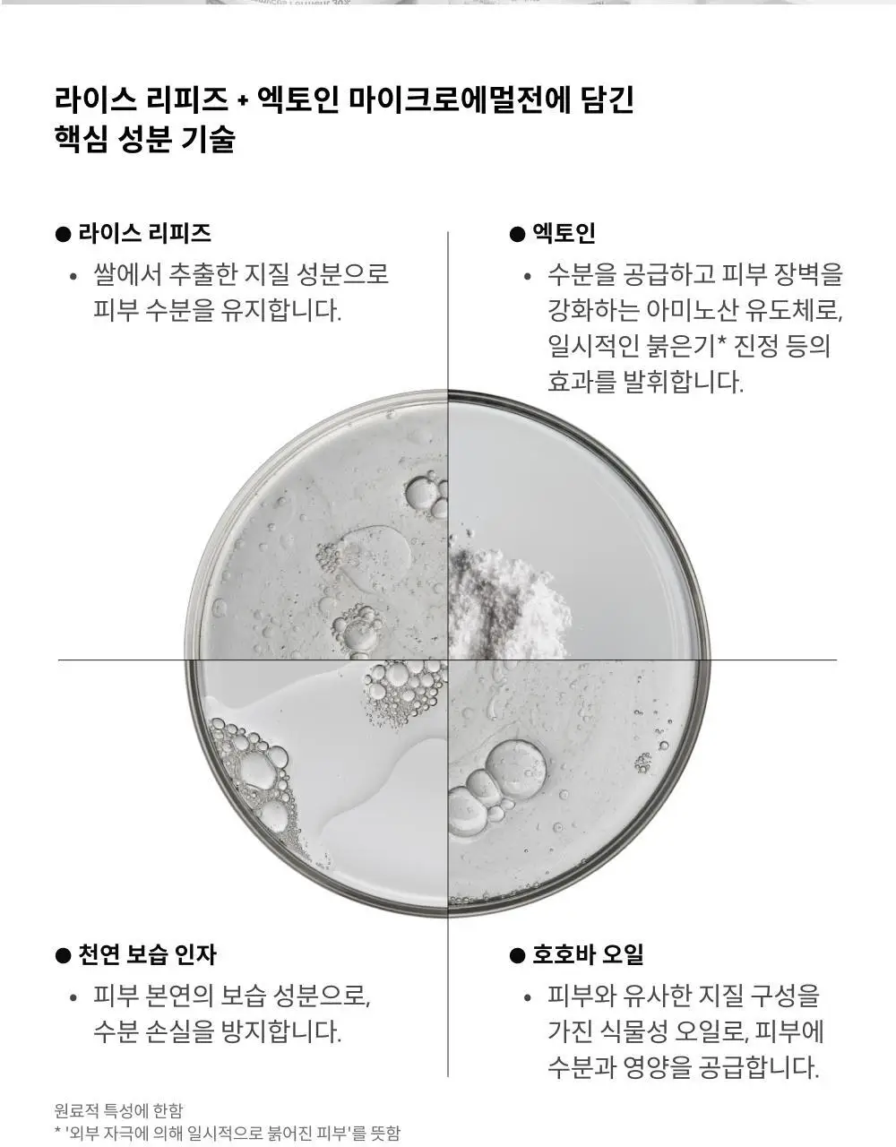 [산뜻보습] 디오디너리 라이스 리피즈 + 엑토인 마이크로에멀전 120ml 상세페이지 4